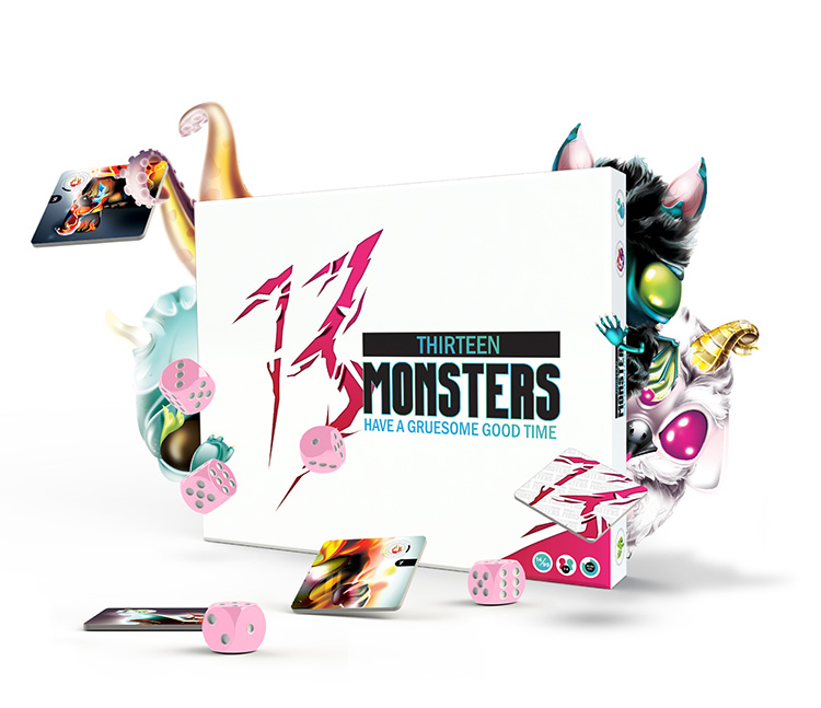 new | 13 Monsters - The Battle-Memory Tabletop Game